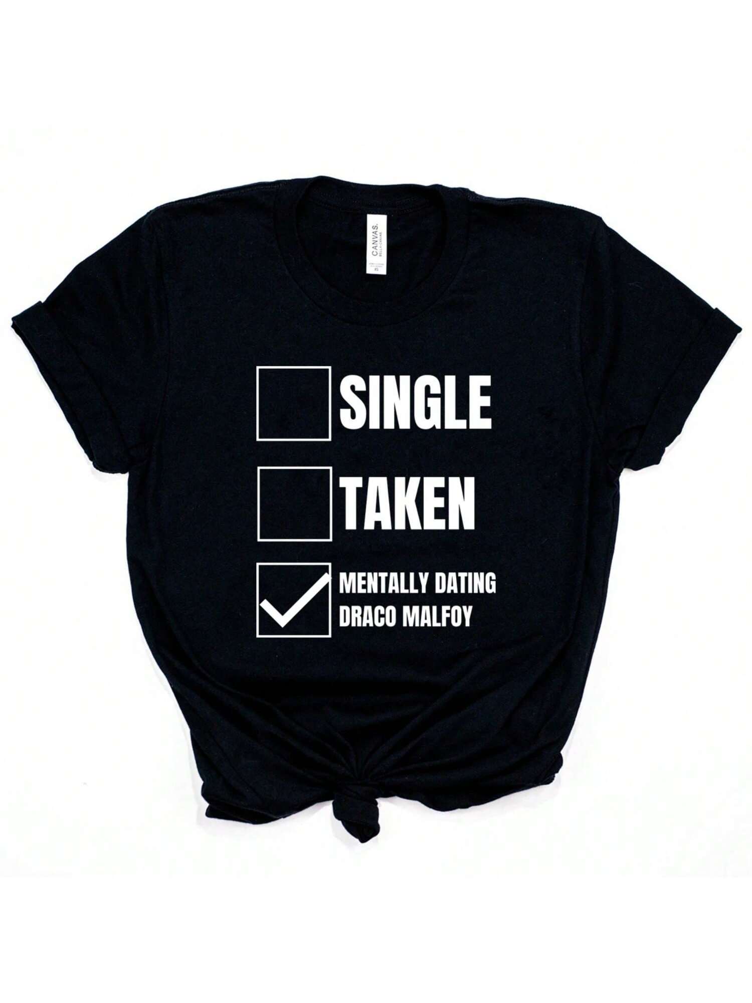 unisextally Dating   T-Shirt Funny Checklist Shirt Cool   Shirt Magic School Wizard Tee Hipster Tops S разноцветный