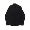 Spring and Autumn Mature Style Black Long-sleeved Shirt Men's Temperament Casual Inner Top