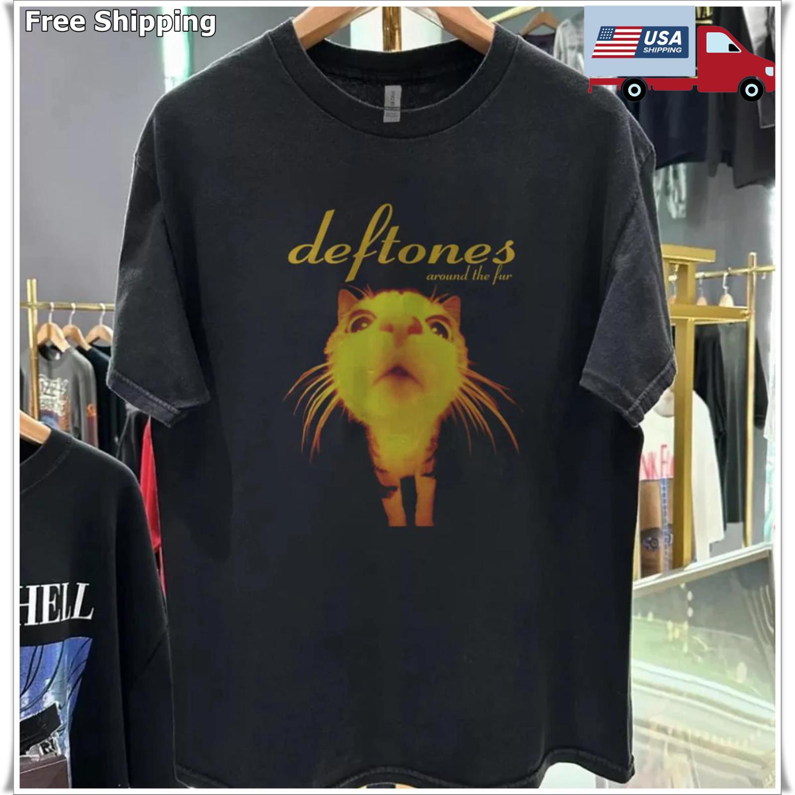 New! Deftones Band T-shirt, Deftones Rare Design Unisex Black T-shirt Size S-5XL M