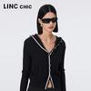 Women's Hooded Slim Fit Knit Cardigan