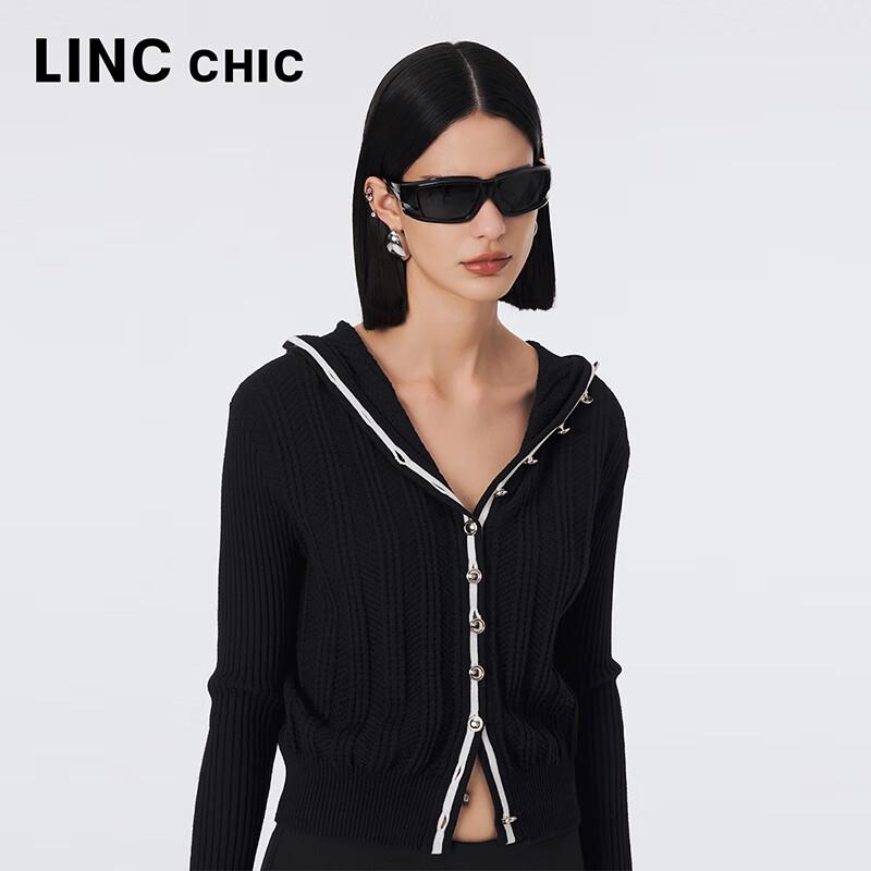 Women's Hooded Slim Fit Knit Cardigan