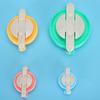 4 Sizes Pompom Maker Plastic DIY Fluff Ball Weaving Needlework Knitting Tools Set