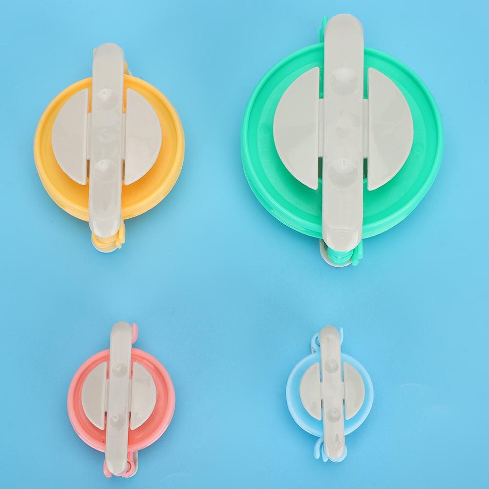 4 Sizes Pompom Maker Plastic DIY Fluff Ball Weaving Needlework Knitting Tools Set