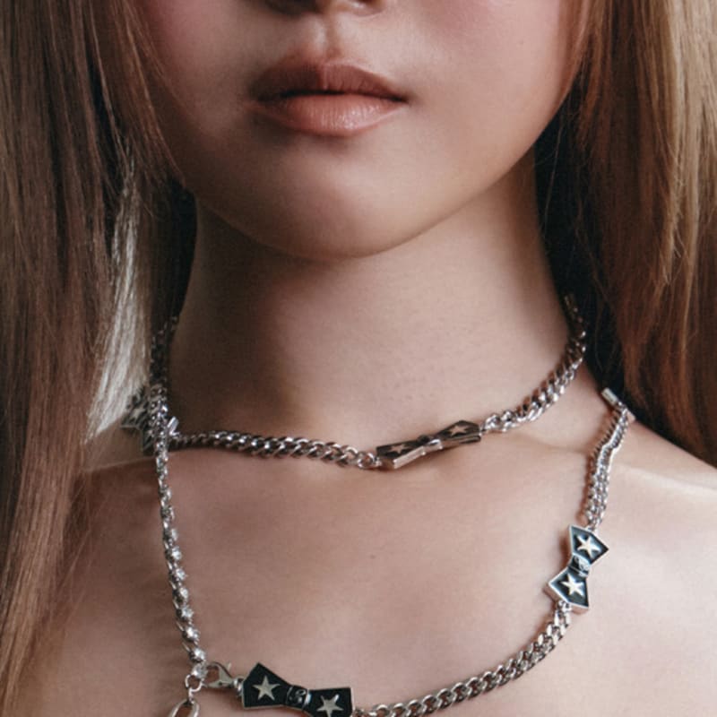 Eireve BOW MULTI CHAIN (BLACK)