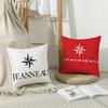 Brand J-Jeanneau Cushion Cover Breathable Linen Pillowcase Summer Odorless Eco-Friendly Invisible Zipper Washable