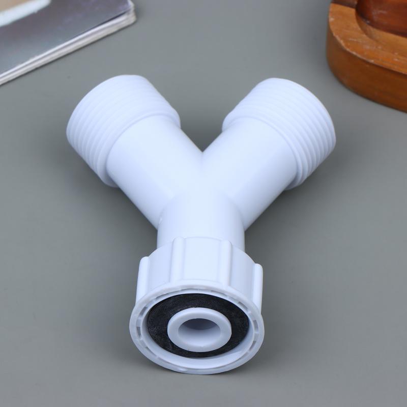 1/2/3Pcs Dishwasher Washing Machine Y Tee Connector Adapter Double Inlet Junction Split Pipe Connection Three-Way Adapter