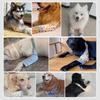 Hunde Ellbogen-Schoner – Kniebandage Vorderbein-Ärmel für große Hunde, Wundschutz Anti-Leck-Bandage für verletzte Beine oder Gelenke ( X-Groß, Gelb)