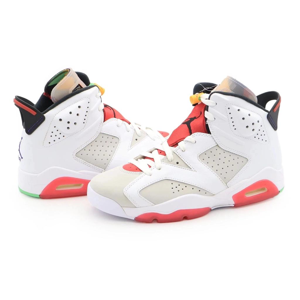 CT8529-062 Nike Air Jordan 6 Retro Hare Silver True Red Neutral Grey (Men's)