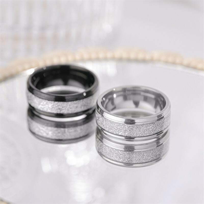 Personalized Fashion, Titanium Steel Rime Ring, the Same Men's Ring Ring, Popular Jewelry In Europe and America