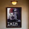 Serial Experiments Lain Anime Movie Sticky PosterHD art sticky wall waterproof home living room bedroom bar aesthetic decoration