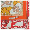 Auth HERMES Carre 90 Scarf Early America Silk he6616sm Used