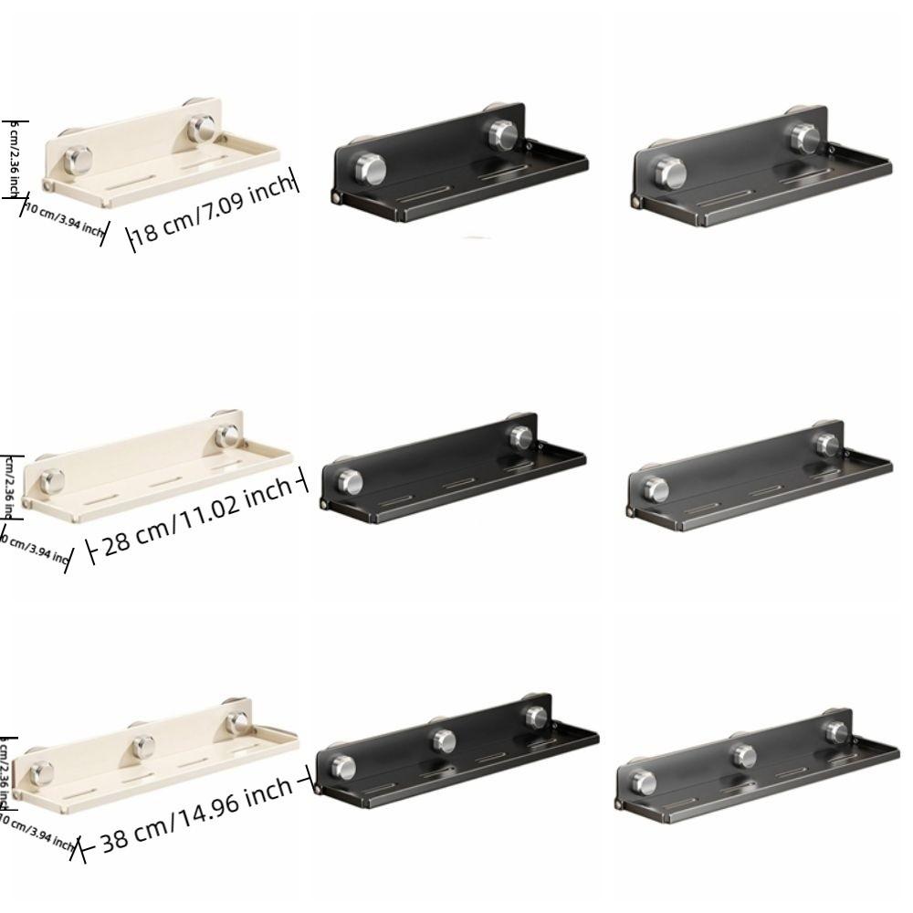 No Drilling Collapsible Storage Rack Suction Cup Drain Storage Rack Shower Storage Rack  Kitchen