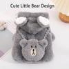 Fleece Lined Dog Clothes Hooded Four Legged Dog Clothes Windproof Warm Dog Outfits  Autumn Winter