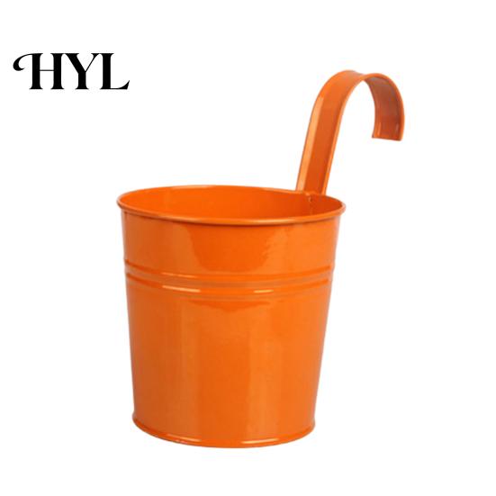 Plant Holder Flower Bright Color Space-saving Sturdy Fence Thickened Body for Courtyards