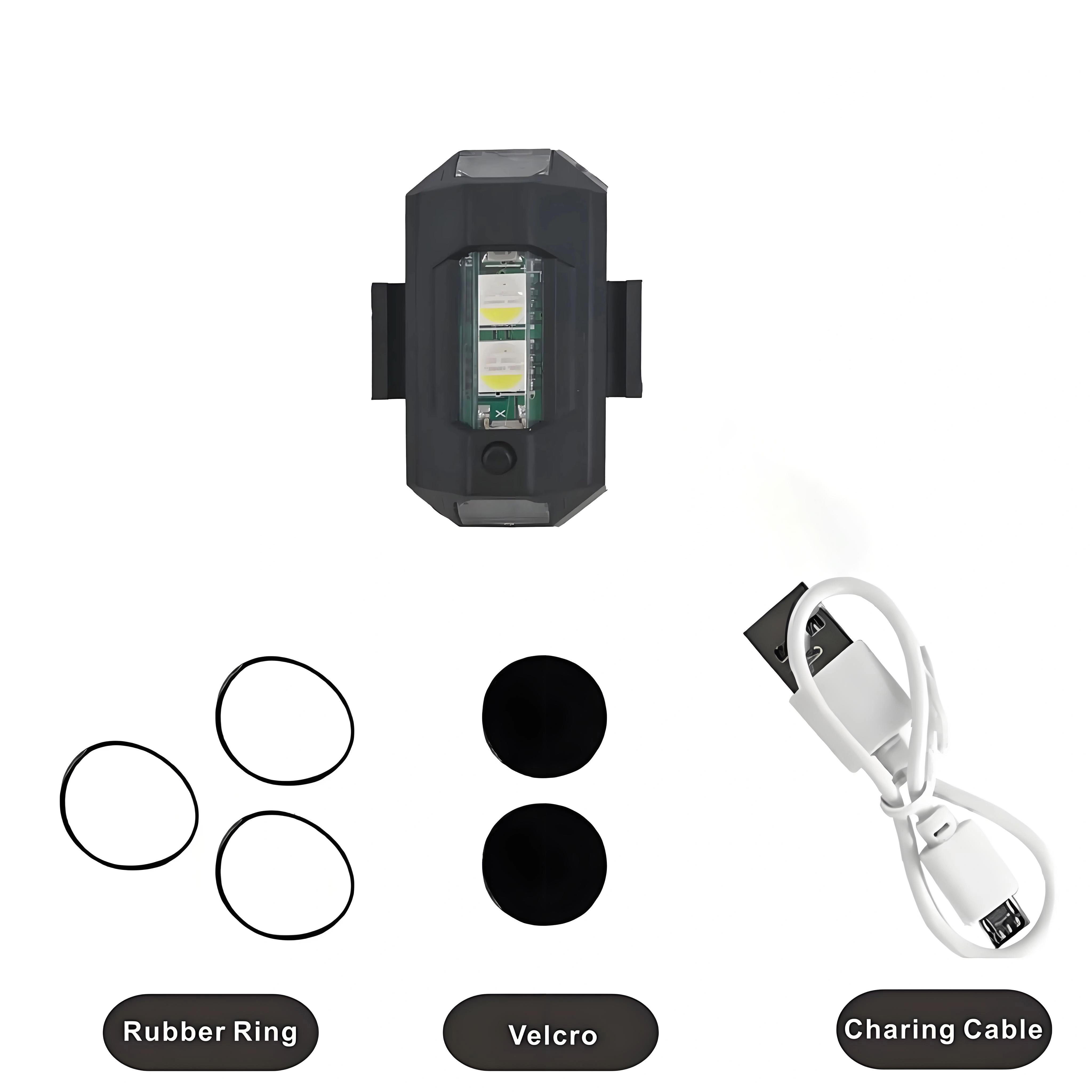 

Universal Drone Strobe Light Motorcycle Lights USB LED Anti-Collision Bike Aircraft Night Flying Flashing Warning Signal Light