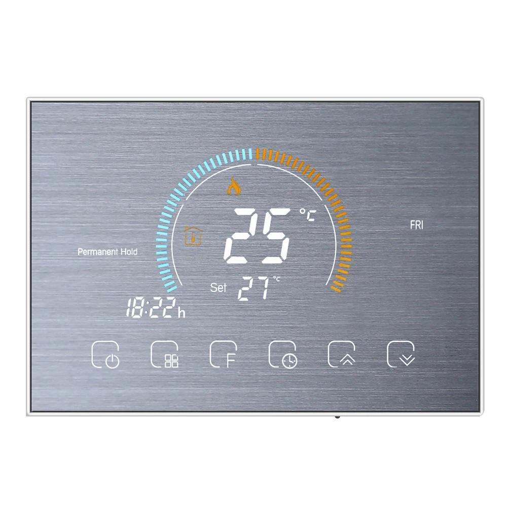 TUYA Wi-Fi Smart Large Colorful Screen Room Programmable Air Thermostat WIFI for Switch Heating Cooler Bridge Voice Alexa