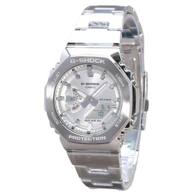 G-Shock G-Steel Analog Digital Silver Dial Quartz GM-2110D-7A 200M Men's Watch