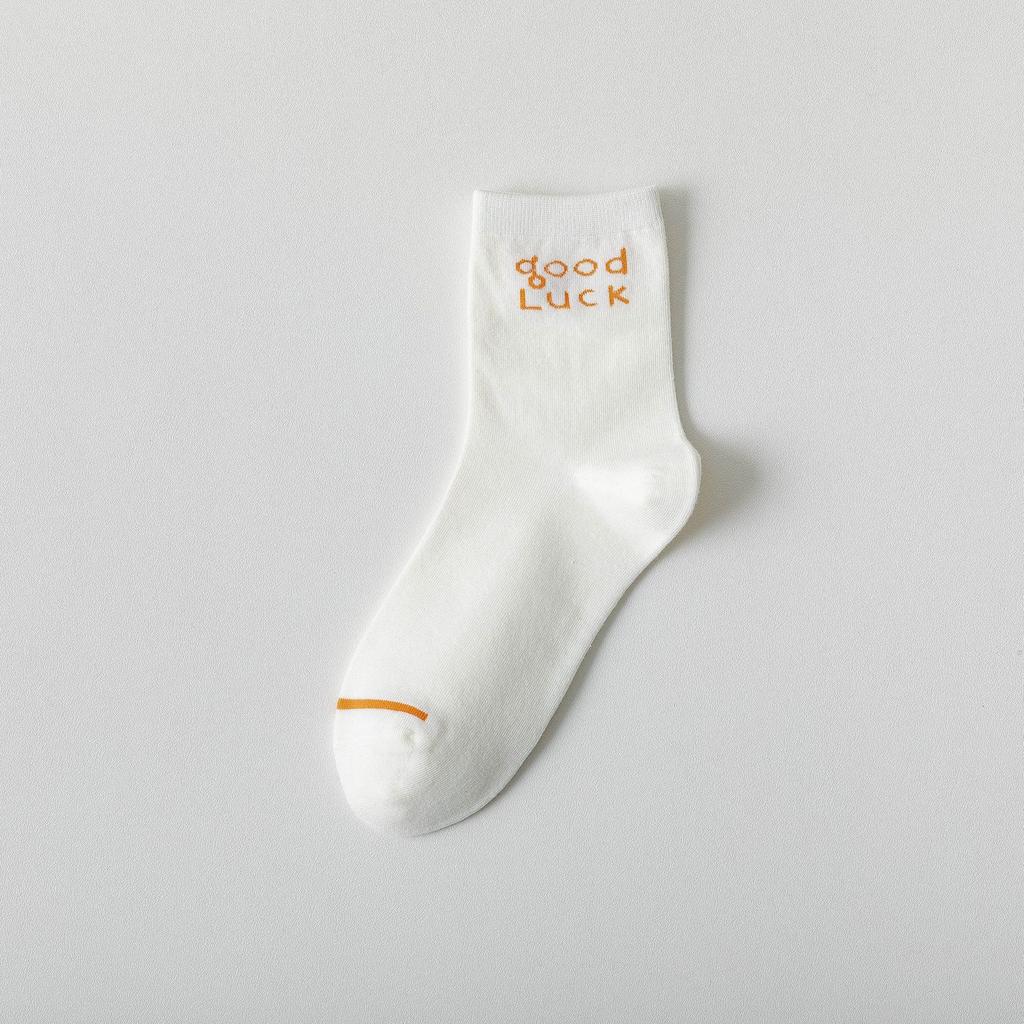 Spring And Autumn Socks Fashion Trend Dongdaemun Fruit Socks Medium Tube Socks Cotton Socks Personalized Student Socks