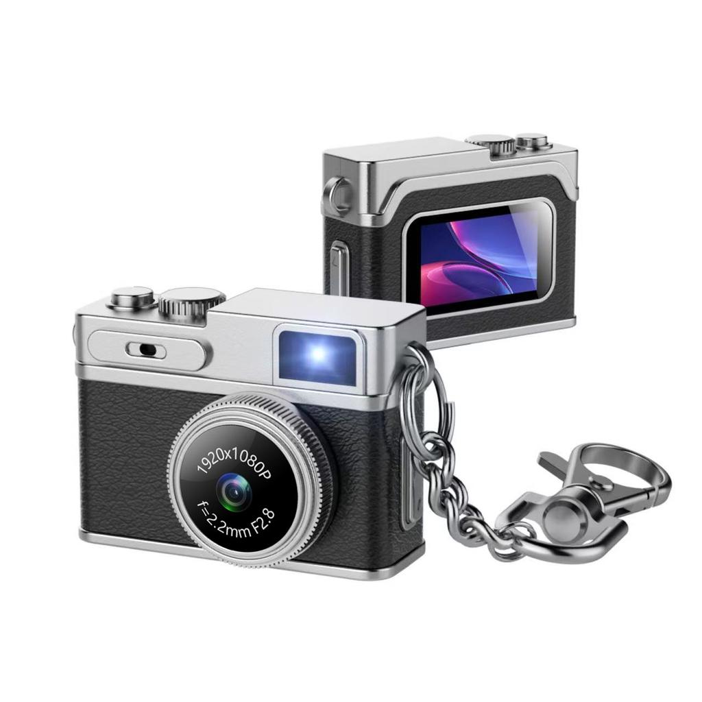Magecam Retro digitální fotoaparát 1080P Videorekordér LED přisvětlení 0,96palcový IPS displej Přenosný Mini digitální fotoaparát