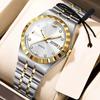 Women Quartz Watch Luminous Waterproof Week Date Wristwatch Stainless Steel Watches