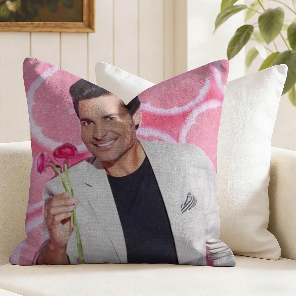 CChayanne Chiquito MMeme Cushion Cover Eco Linen Pillow Case DoubleSided Print Breathable Durable Zipper Home Decor Gift