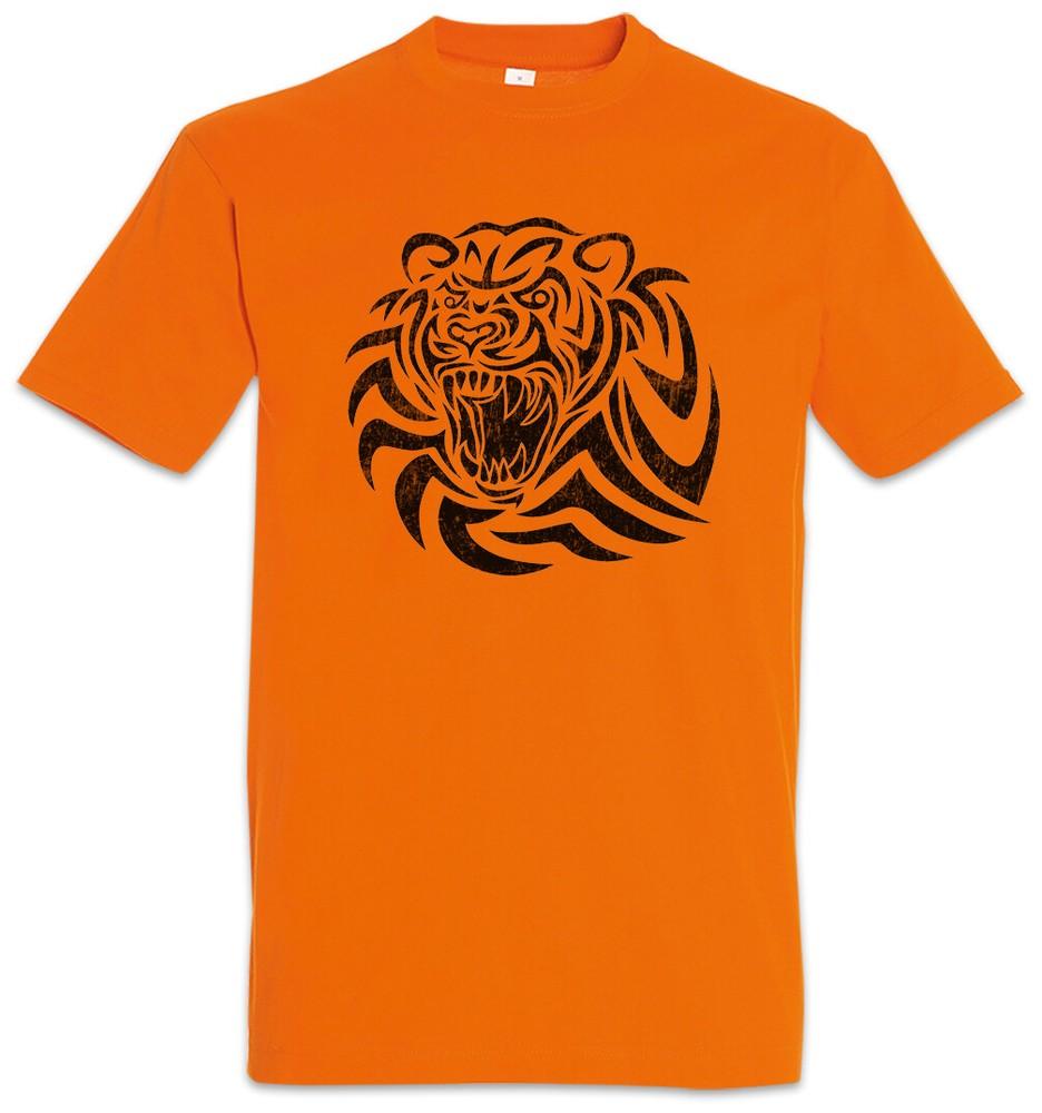 

Tribal Tiger I Mens T-Shirt Art Art Celtic Tattoo Knot Celtic Cross M