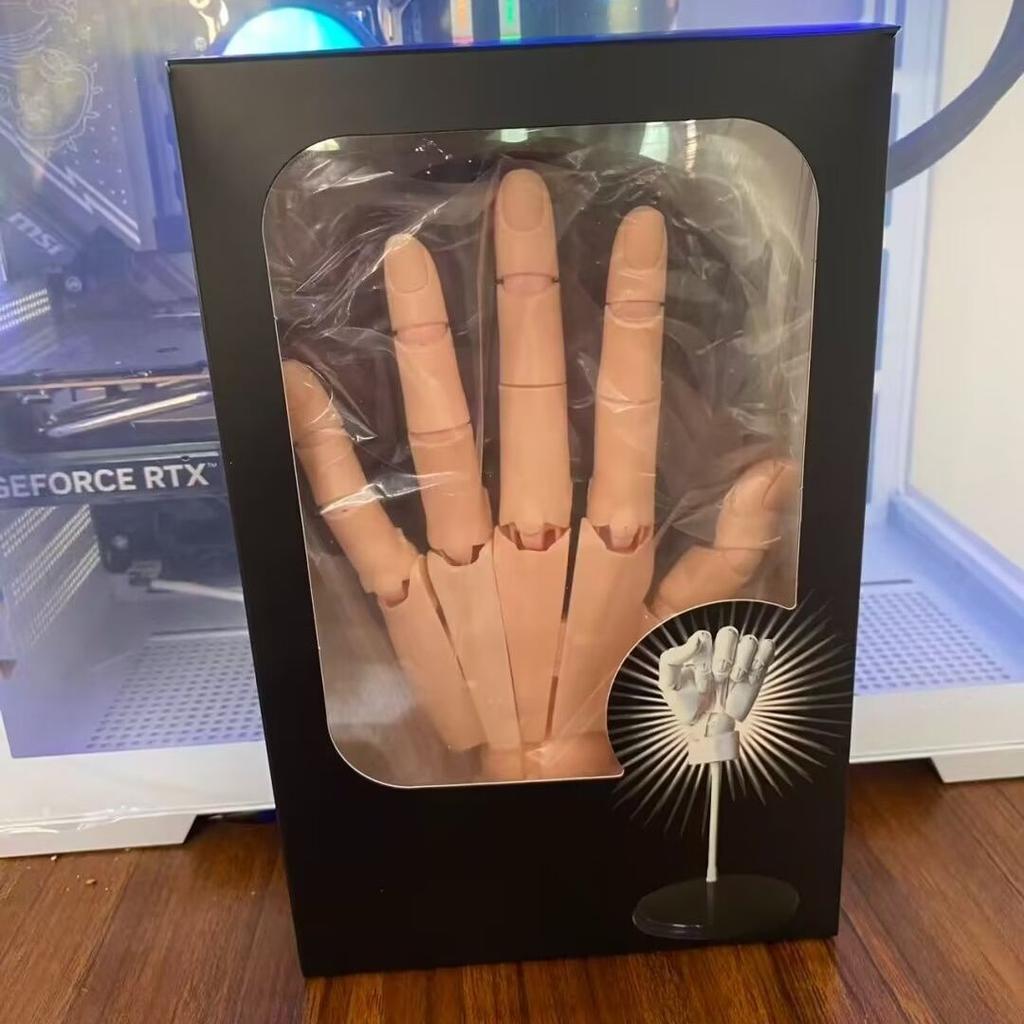 1:1 Equal Ratio Human Hand Joint Super Movable Simulated Hand Reference Hand Movable Manipulator Ornament