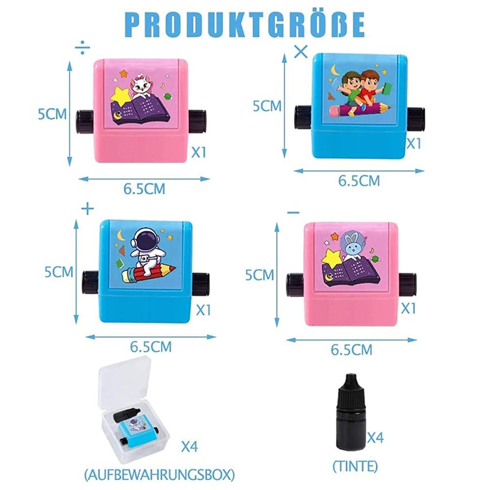 Rolovací razítka pro náhodné procvičování matematiky Vícenásobné otázky z výuky matematiky Domácí potřeby pro učitele