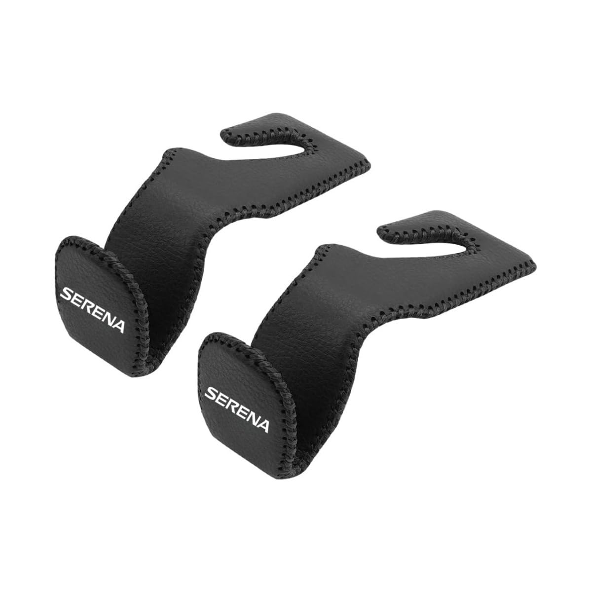 

Set of 2 Car Seat Hooks with Exclusive Serena Headrest Hooks for Serena C27 C28 and Easy and Prevents Cargo from Convenient Car with Logo, Series,