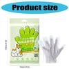 6pcs/bag Pet Wipes Thick Dirt Remover Easy to Use NoResidue Dog Cleaning Wipe Gloves for Daily and Travel Grooming