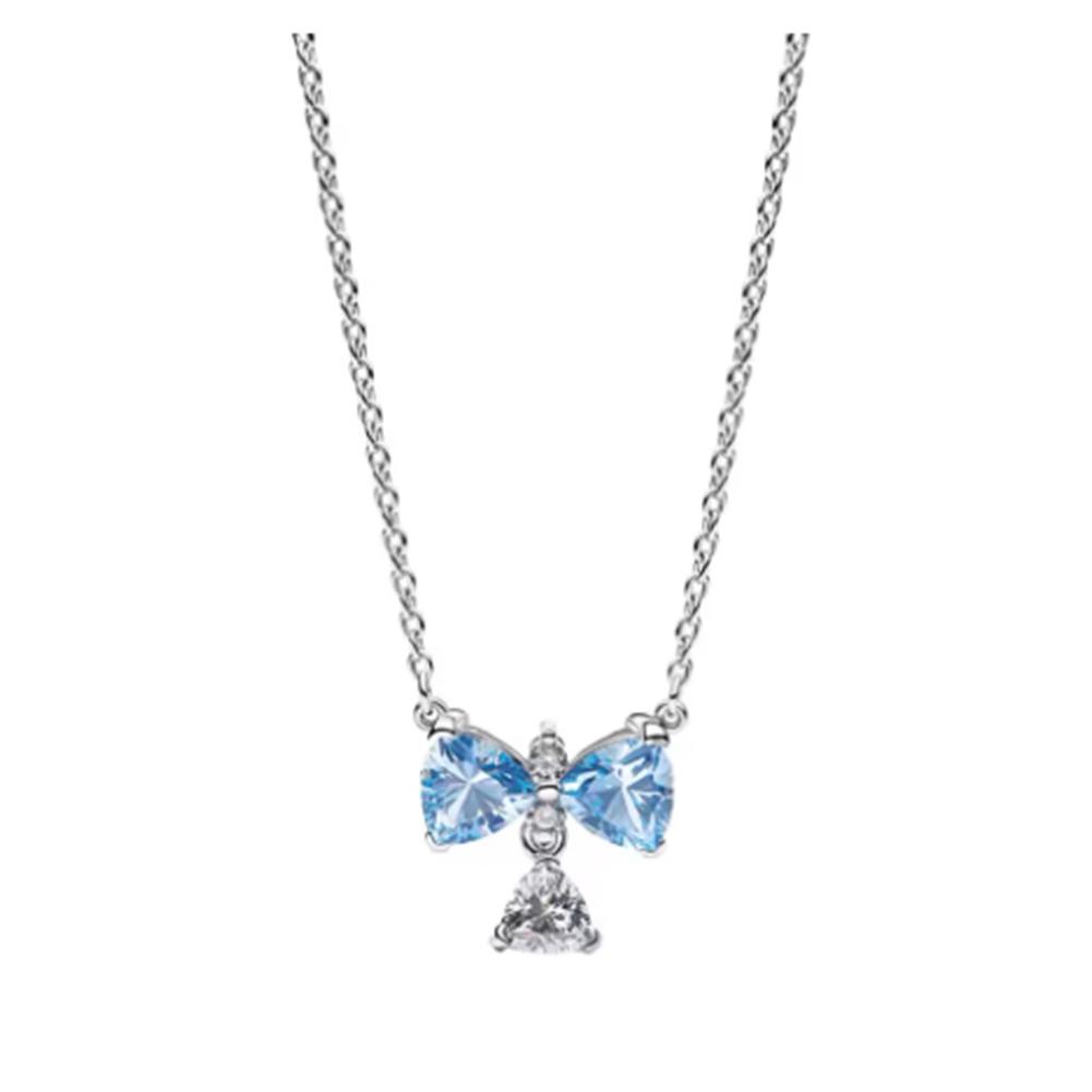 new 925 silver rainbow tennis necklace for women DIY fashion boutique wedding party jewelry gifts
