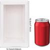 12sets Drawer Kraft Paper Box Festival Gift Wrapping Boxes Gift Packaging Boxes for Jewelry Wedding Party with PVC Plastic Windows White