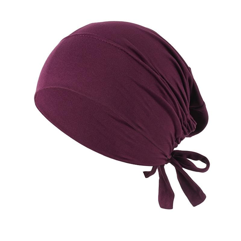 Eid Al-Fitr Ultra-Soft Stretch Fabric Muslim Headscarf Cap, Ethnic Style Turban, Headscarf Hat. Comfortable Fit Without Being Tight, Can Be Paired