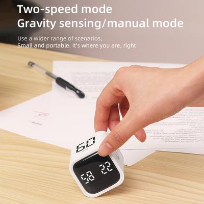 Tragbarer Würfel-Timer, Schwerkraftsensor, rotierender Timer, Auf- und Ab-Zählfunktion, Uhr, 510–3060 Minuten