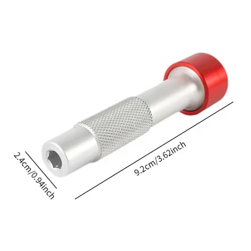 

AB34-Durable Hex Bit Screwdriver Handle With Magnetic Tip And Manual Drill For Mechanics