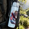 1PC Retro Eagle Emblem 750ml Color Plastic Sports Water Bottle Leakproof Flip Straw Lid Suitable for Sports Office Home Use