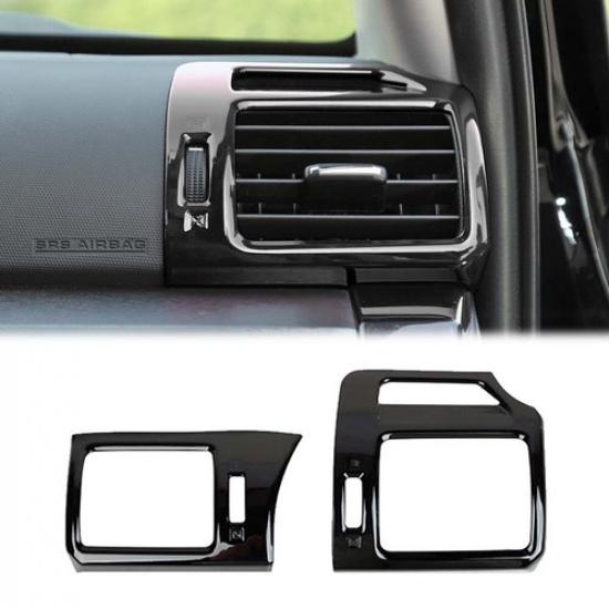 Black Side Ac Air Conditioner Vent Outlet Decor Cover Trim Bezel For 4runner 10+