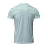 Summer Casual Slim Fit Short Sleeved Striped Zipper Lapel T-shirt Top Polo Shirt