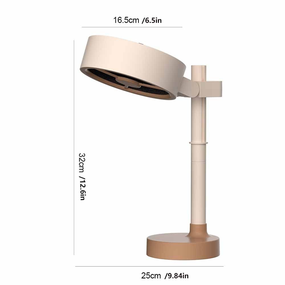 Adjustable Angles Desktop Range Hood Space-Saving Cooking Fume Extractor  Household Use