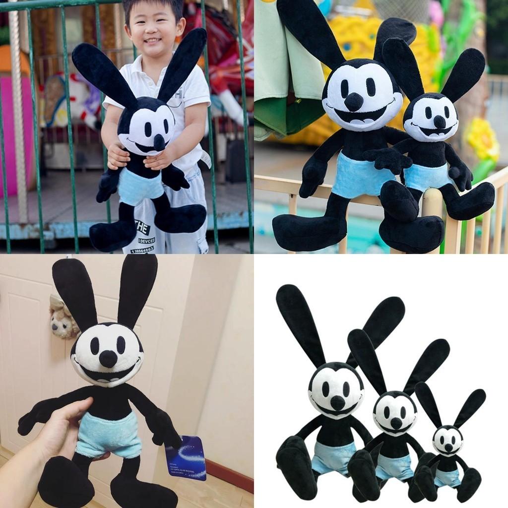 Peluche di Oswald il Coniglio Fortunato Disney Morbido e Coccoloso Bambola Imbottita Per Bambini Di Tutte le Età
