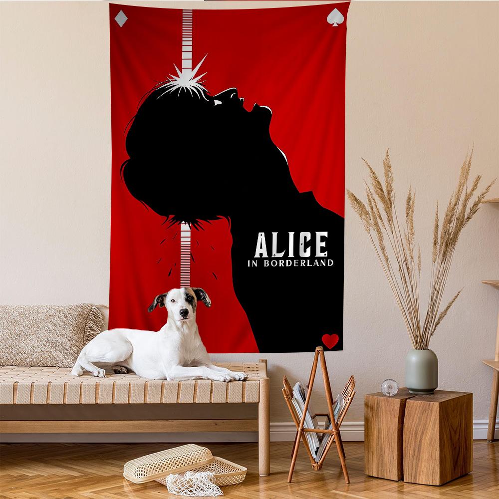 

Suspense Film Alice InBorderland Printed Large Wall Tapestry Hanging Tarot Hippie Wall Rugs Dorm Cheap Hippie Wall Hanging 74x94cm(29x37in)