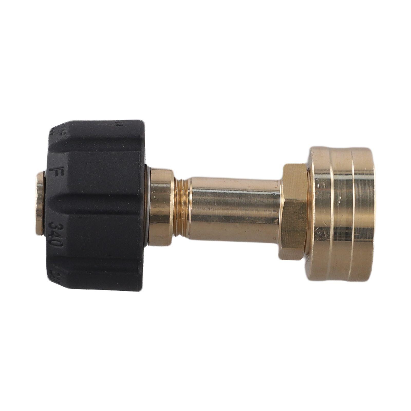 Quick Connect Pressure Washer Adapter M2214mm Garden Hose Compatibility