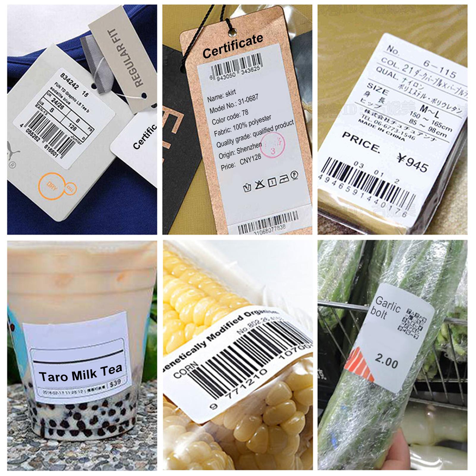 

Термопечать Этикеточная Бумага Самоклеящаяся Этикетка Принтер Наклейка Печатная Бумага Рулон Водонепроницаемый 60x80mm(95 Sheets)