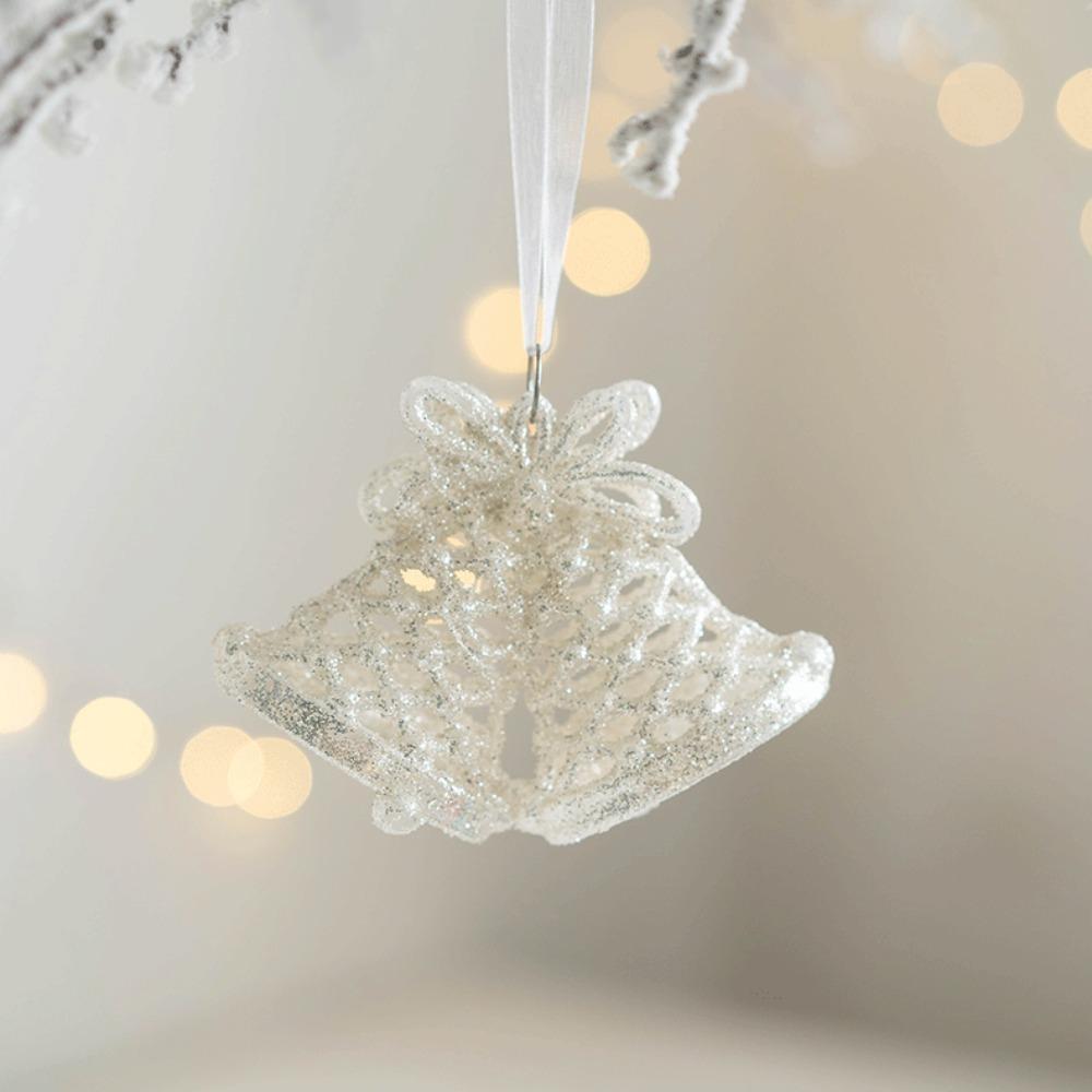 Glitter Angel Fairy Pendant Plastic Xmas Tree Hanging Ornaments DIY Xmas Home Decoration
