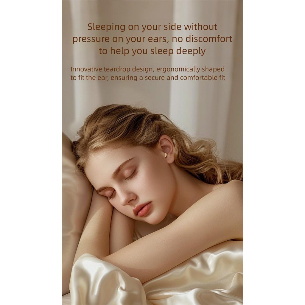 New Mini Sleep Bluetooth Translation Earphone Comfortable Wear Power Display in Ear Style Bluetooth Headphone Translator Earbuds