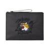 Tiger Year Gold Tiger Head Logo Embroidered Print Document Pouch Unisex Pouch Black FB5-5PM222-F29-99