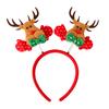 Vánoční čelenka Sobí paroh Santa Tree Star Čelenka do vlasů Sváteční šaty do vlasů Hoop Party Cosplay doplněk pro ženy Děti