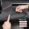 Car Interior DIY Strips PU Leather Woven Trim Strips Car Protection Stickers for Door Dashboard Stickers Car Decoration