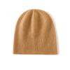 Super Morbido Cashmere Autunno e Inverno Nuovo Unisex Alta Gamma Colore Unito Ispessito Caldo Moda Lavorato a Maglia Cappello Casual