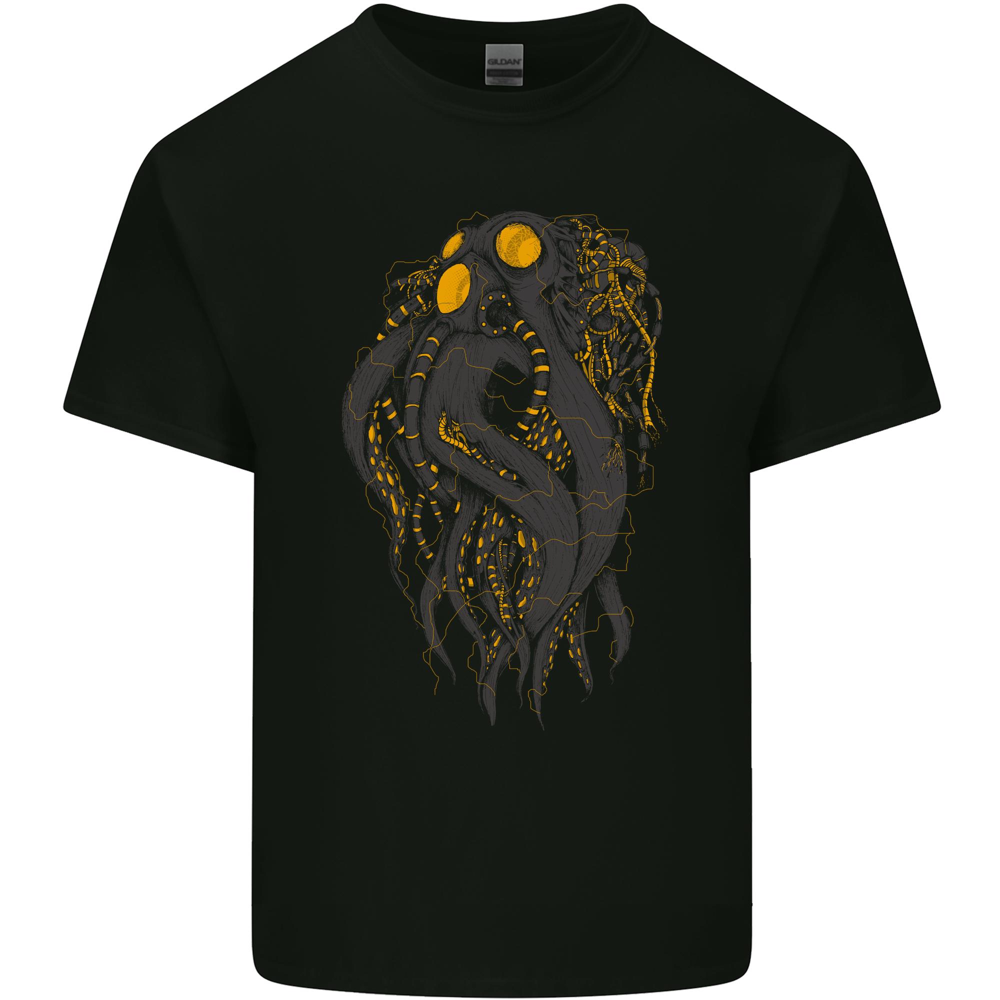 Octobot Octopus Kraken Cthulhu Scuba Diving Unisexs Light Cotton TShirt S